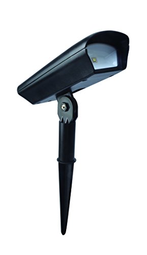 Moonrays 93381 Solar LED Spotlight Landscape Flood Light 20 Lumens Black