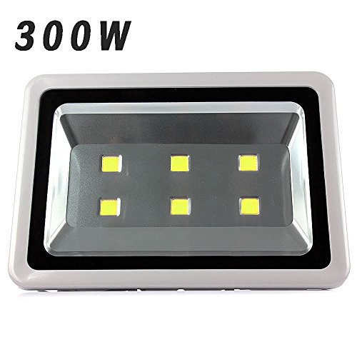 SSG Brightest 6led 300watt Indoor Outdoor High Power LED Flood Light Cool White Waterproof Security Garden Landscape Floodlightspot Light 85v-265v Ac