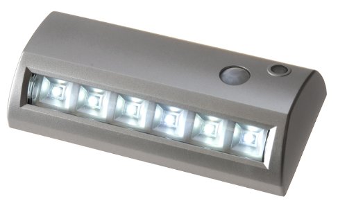 Light It By Fulcrum 20032-301 6 Led Wireless Motion Sensor Weatherproof Garden Or Path Light Silver