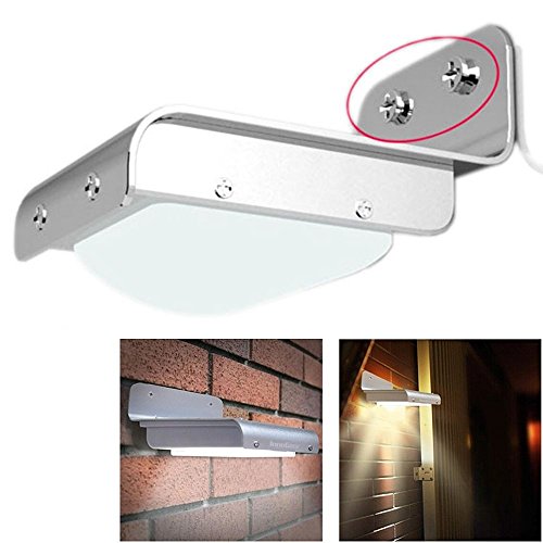 Pathway Light 16 LED Solar Power Motion Sensor Security Lamp Outdoor Garden Waterproof Light Low Voltage Deck Lights