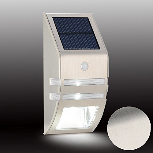 Solar Power PIR Motion Sensor Outdoor Garden LED Light Lamp Wall Waterproof Path