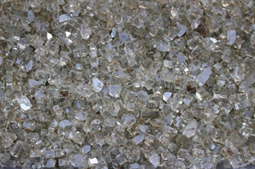 10 lb Crystal Reflective Tempered Fire Glass