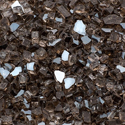 Margo Garden Products 12 in 25 lb Medium Bronze Reflective Tempered Fire Glass