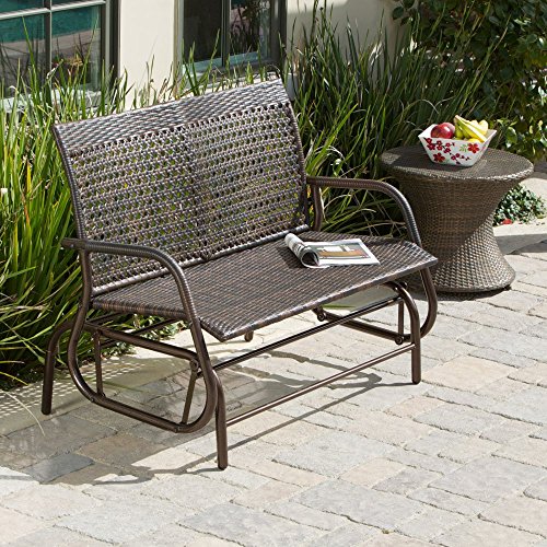 Maui Outdoor Swinging 4 ft Outdoor Glider Bench