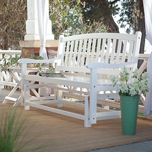 Premium Patio Chairs Loveseat Modern Outdoor Wood Country Loveseats White Chair Glider Contemporary Bench Comfortable Outside Furniture