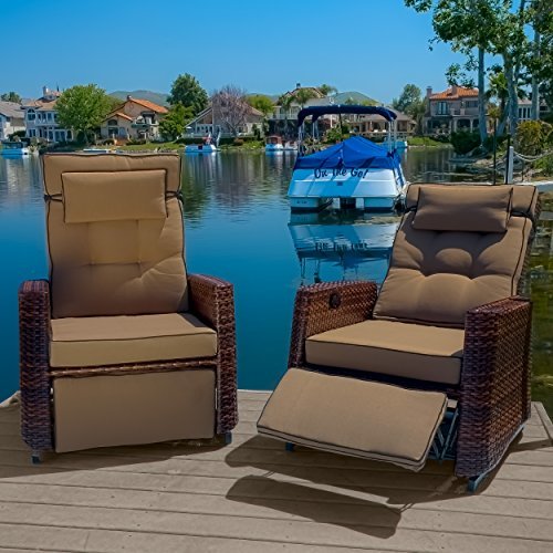 Westwood Outdoor Glider Recliner Chairs set Of 2