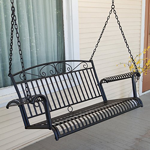 International Caravan Tropico 4 Foot Iron Porch Swing