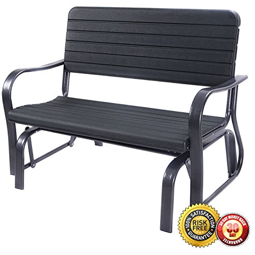 New Outdoor Patio Swing Porch Rocker Glider Bench Loveseat Garden Seat Steel