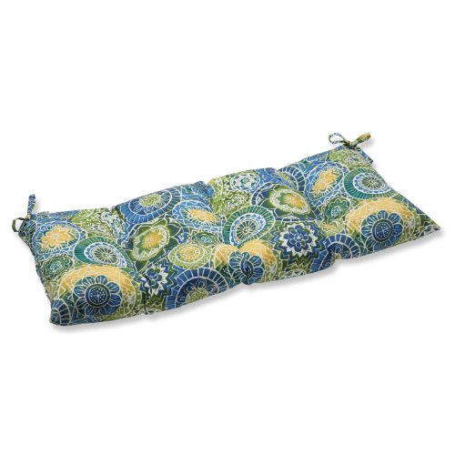 Pillow Perfect IndoorOutdoor Omnia Lagoon SwingBench Cushion