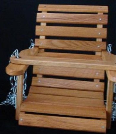 Amish Handcrafted Sassafras Wood Child Country Porch Swing This Great Addition To Your Backyard Will Bring Hours