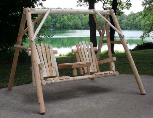 Lakeland Mills Tete-a-tete Yard Swing Set