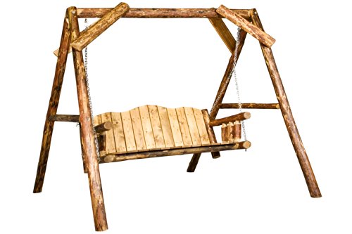 Montana Woodworks MWGCLS Glacier Country Collection Lawn Swing