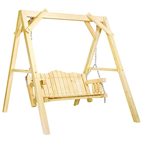Montana Woodworks MWHCLSVAZ Lawn Swing Clear Exterior Finish