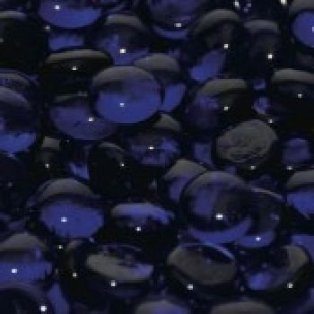 American Fireglass 10-Pound Fire Glass Beads 12 Inch Royal Blue