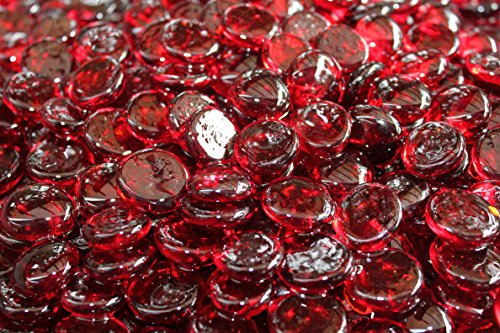 Fireglass Fire Beads Fireplace Glass And Fire Pit Glass, 10-pound, Sangria