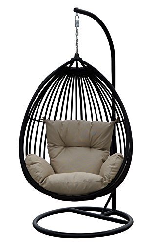 Darlee Tear Drop Shaped Swing Chair with Cushion