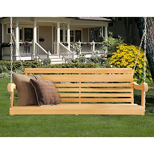 Hershy Way Cypress 5 Ft Classic Grandpa Porch Swing