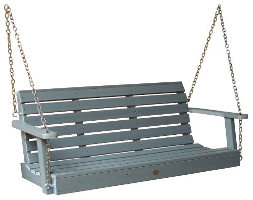 Highwood Weatherly Porch Swing 5 Feet Coastal Gray