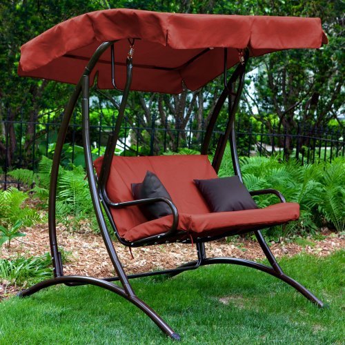 2 Person Canopy Swing - Terra Cotta