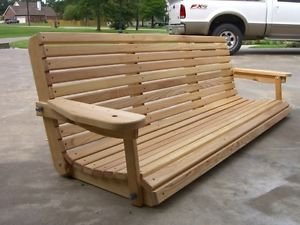 Cruzes 6 Cypress Porch Swing Unique Adjustable Seating Angle