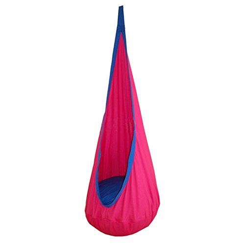 Warm-life Hanging Seat Hammock Swing Kids Child Pod Swing Chair Nook Tent Indoor Outdoor Hanging Seat Hammock