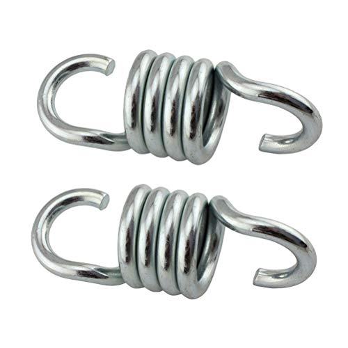 Yardwe 2Pack 440LbsCapacity Hammock Chair Spring Heavy Duty Hammock Swing Spring for Porch SwingHanging Chairs Stainless Steel Extension Spring 67mm