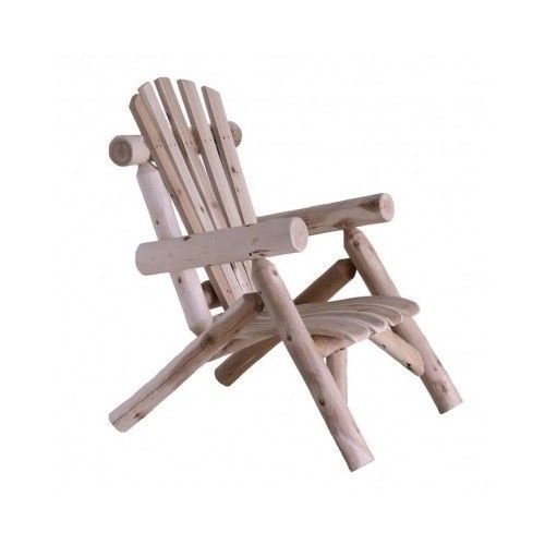 Cedar Lounge Chair Natural Log Patio Furniture Lawn Swing Porch Yard Lake Side ;po#44t-kh/435 H25w3383533