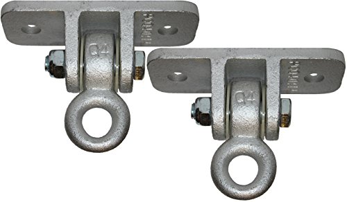 Backyard Recess Porch Swing Hanger Heavy Duty Hanging Hooks | Hammock Chairs, Swing Bed - Metal | 1 Pair