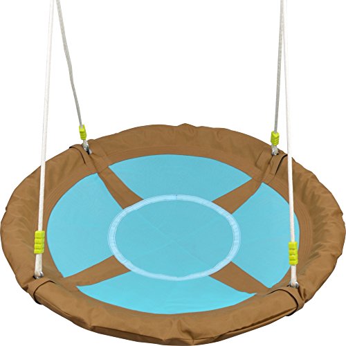 HappyPie Oxford 40 Tree Hanging Swing Outdoor and Indoor Playground Set Blue