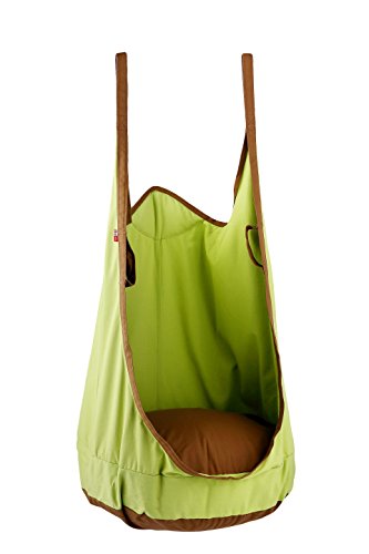 Happypie Frog Folding Hanging Pod Swing Seat Indoor And Outdoor Hammock For Children To Adult (green)