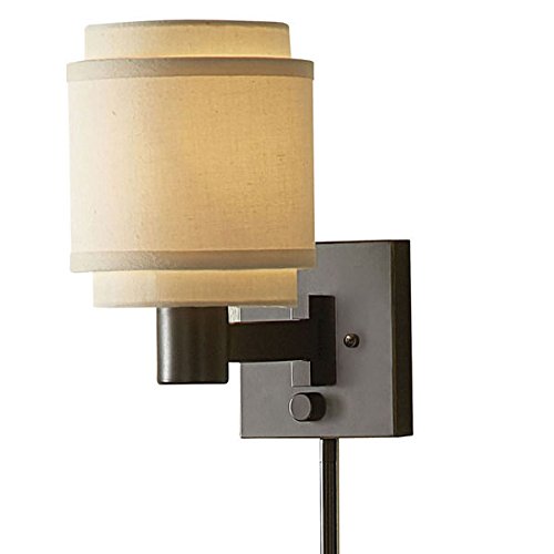 Aztec Lightning Transitional 1-light Oil Rubbed Bronze Swing Arm Pin-up Plug-in Wall Lamp