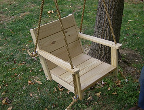 Adult Wood Chair Tree Swing- Porch- Patio