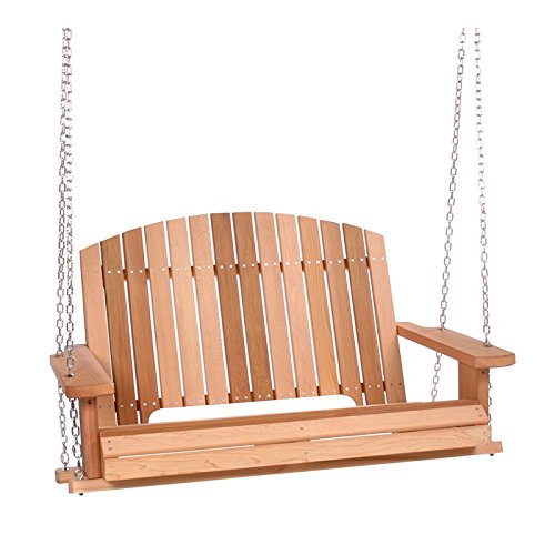 Cedar Pergola Swing Seats up to 2 People