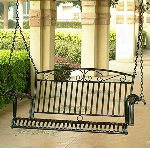 Eco-FriendlyWater ResistantWeather Resistant Tropico Iron Porch Swing Hammock Dimensions 24Hx46Wx22D