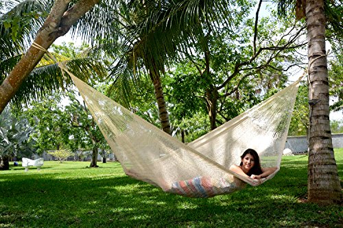 Hammocks Rada- Handmade Yucatan Hammock - Matrimonial Size Natural Color - 13ft Long Artisan Crafted