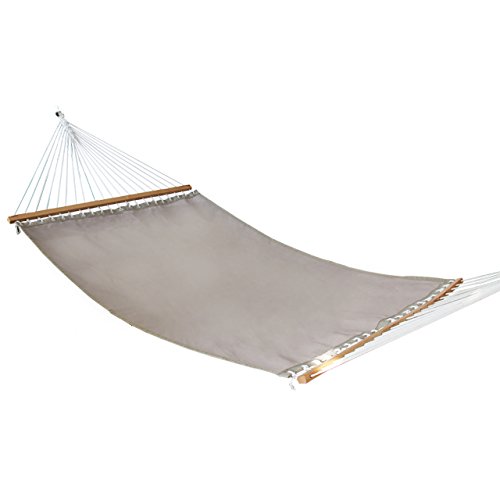 Apricis Textilene Open-weave Hammockdouble Size Hardwood Spreader Barspoolside Hammock Quick Drying Bed Length