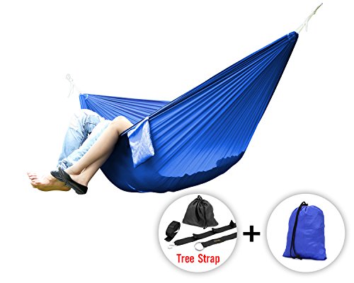 Yes4all Double And Single Hammocks- Ultralight Portable Nylon Parachute Hammock For Light Travel Camping Hiking