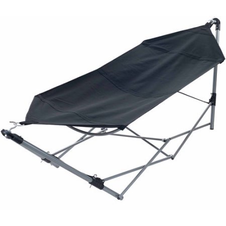Stalwart Portable Hammock with Frame Stand and Carrying Bag Model80-91001 Color Black