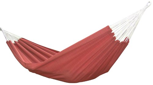 Vivere Brazilian Style Sunbrella Double Hammock Papaya