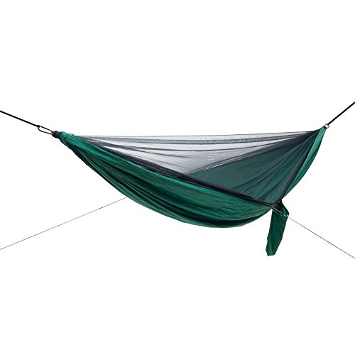 Zxcvlina Hammock Outdoor and Indoor Double People Anti-Mosquito Hammock Ultralight Camping Rollover Prevention Swing with Space-Saving Steel Stand