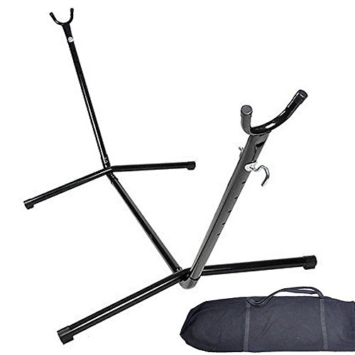 FCH Space Saving Steel Hammock Stand 9 Outdoor Patio Portable with Carrying Case