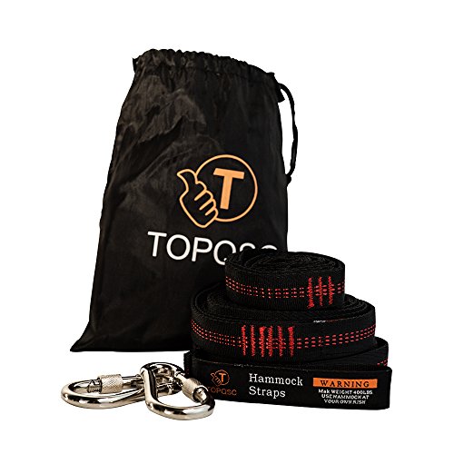 Topqsc Hammock Straps For Tree set Of 2 For Campersamp Outfitters Long Ultralight Adjustable Heavy Duty