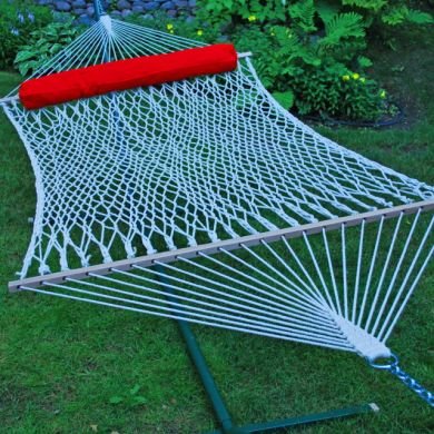 Algoma 2 - Person Cotton Rope Hammock with Pillow