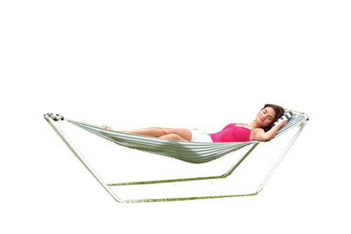 Texsport Seadrift Hammock with Pillow and Stand Included Easy Set Up