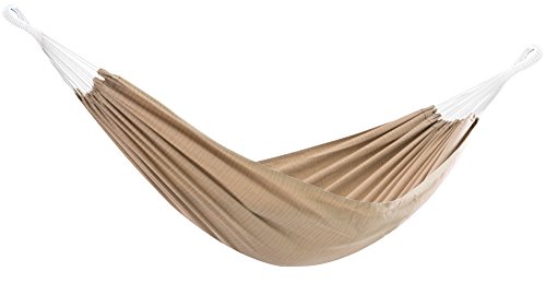 Vivere Brazilian Style Sunbrella Double Hammock Sand