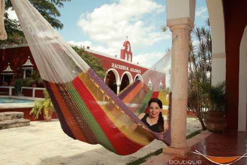 LARGE Mayan Hammock MULTICOLOR handwoven in COTTON