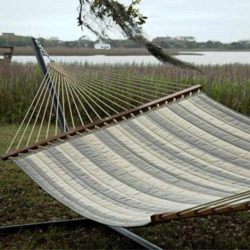 Pawleys Island Hammocks Decade Pewter Large Quilted Fabric Hammock