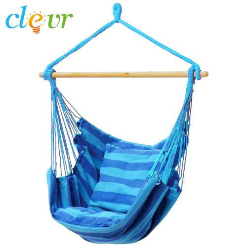 New Deluxe 38 Hammock Hanging Patio Tree Sky Swing Chair Outdoor Porch Lounge