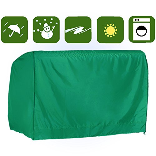 RockyMRanger 3 Seater Waterproof Swing Cover Garden Patio Hammock Hanging Chair Canopy YS21N