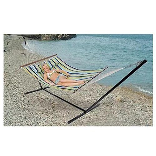 Stansport Double Cotton Hammock with Stand